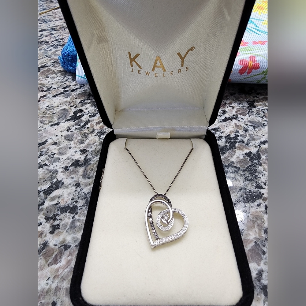 Loves Embrace Sterling Silver 1/4 Total Diamond